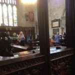 Looking through the medieval rood screen