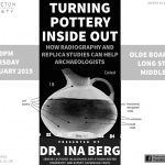 Turning Pottery Inside Out - how radiography and replica studies can help archaeologists, presented by Dr. Ina Berg, Senior Lecturer in Archaeology at Manchester University and expert on Minoan Crete