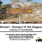 Akrotiri - Pompie of the Aegean - talk by Dr. Gina Muskett, University of Liverpool